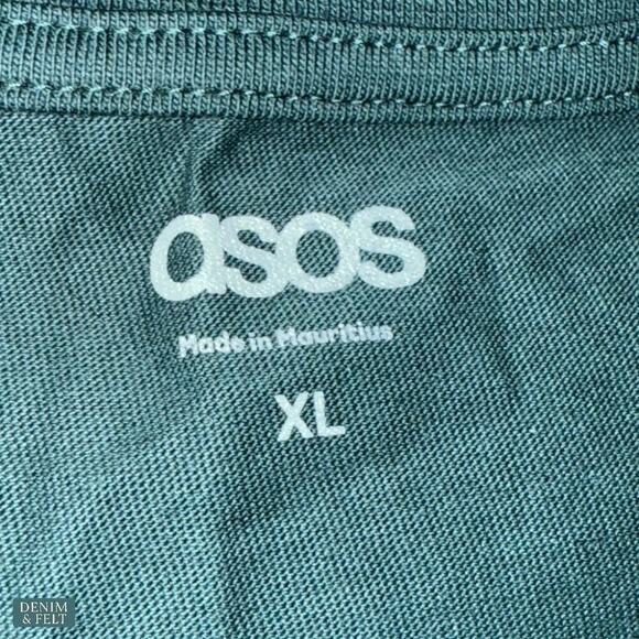 ASOS Design Bonsai Graphic Tee Boxy Oversized Fit Green XL Streetwear Unisex - Picture 10 of 11